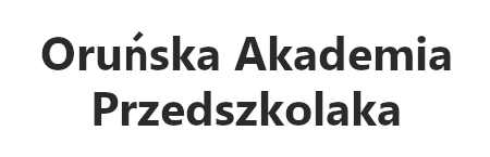 Oruńska Akademia Przedszkolaka - link do strony głównej